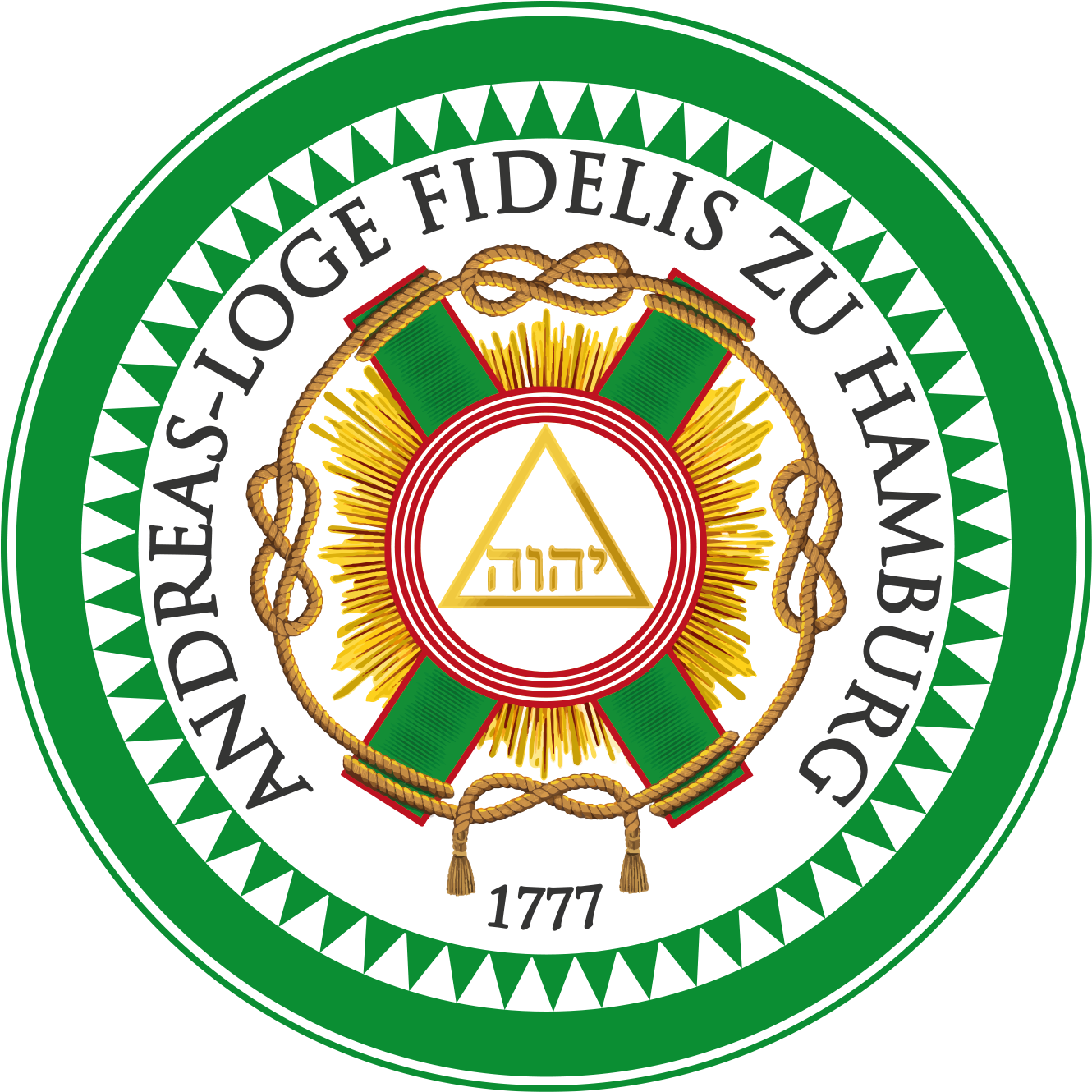 Siegel der Andreas-Loge Fidelis zu Hamburg